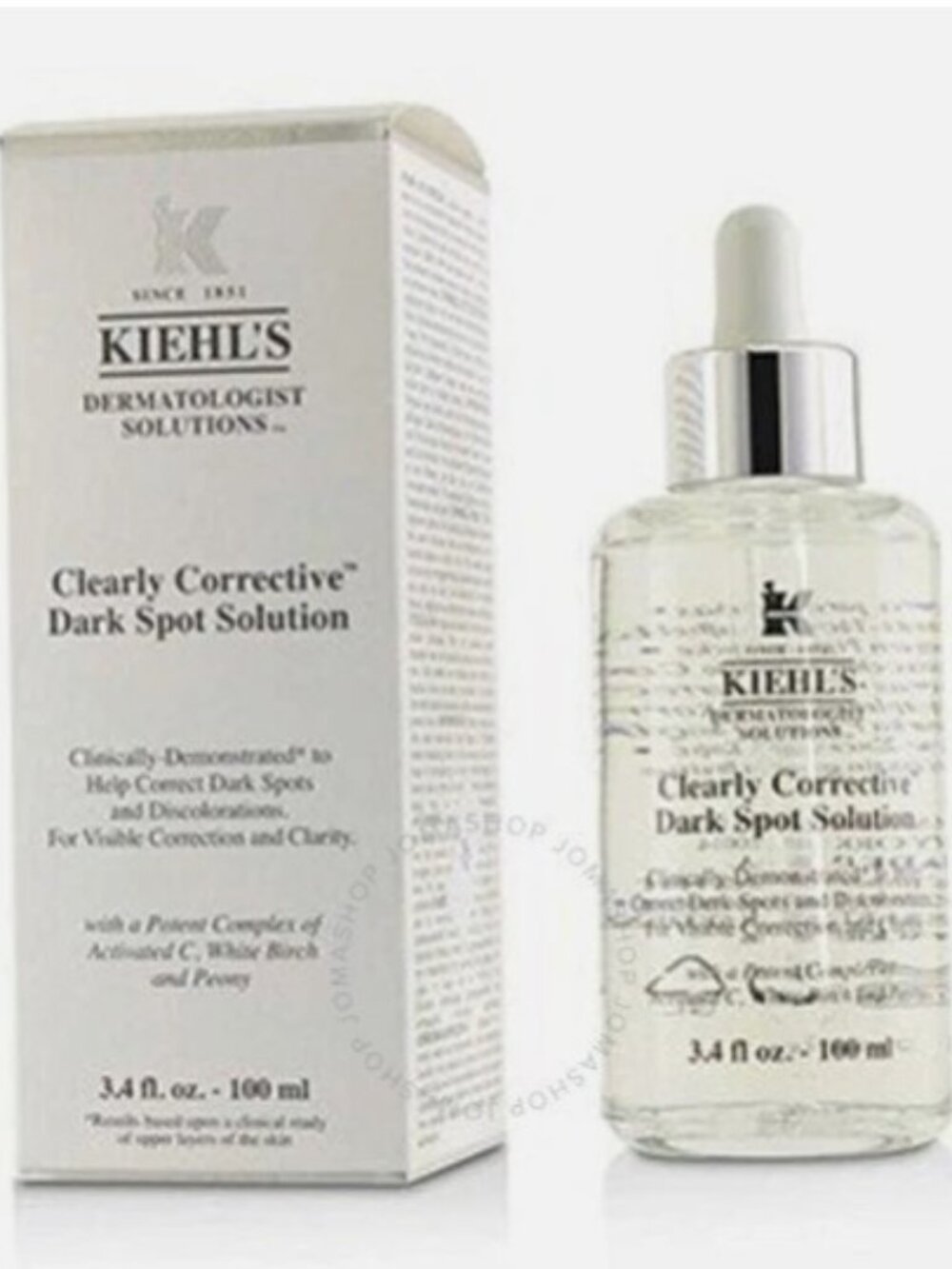 Kiehl's Clearly Corrective Dark Spot Solution - 3.4oz New in Box
